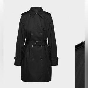 Aritzia Black Trench Coat